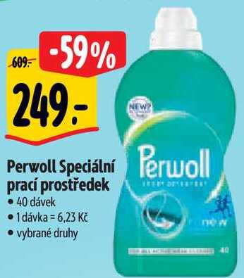 Perwoll Speciální Perwoll prací prostředek, 40 dávek 