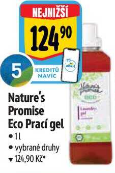 Nature's Promise Eco Prací gel, 1 l