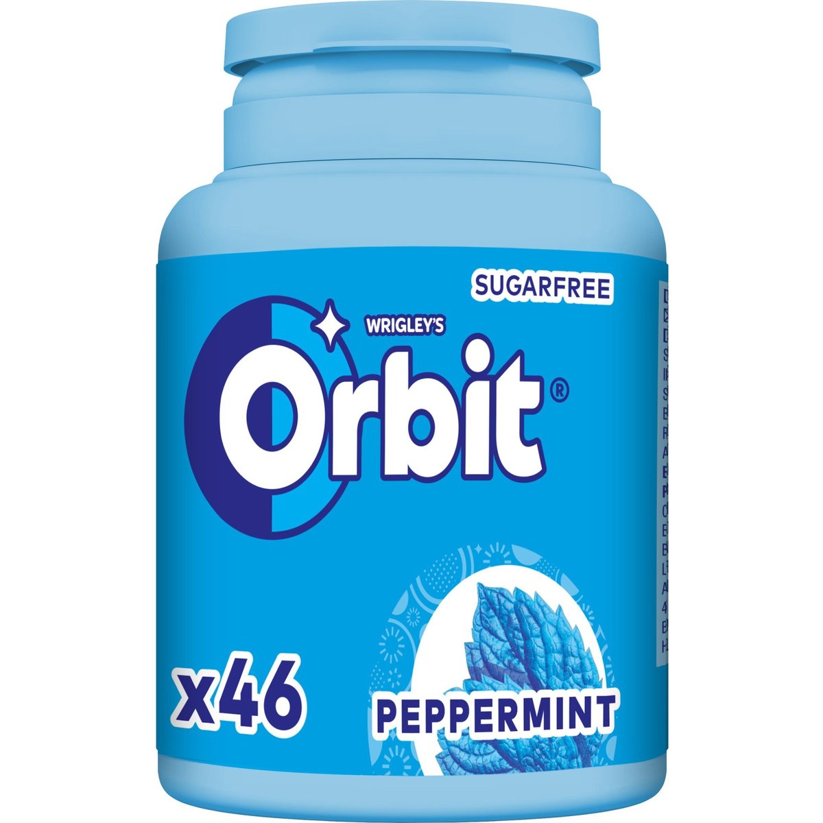 Wrigley's Orbit žvýkačky bez cukru s peppermintovou příchutí dóza