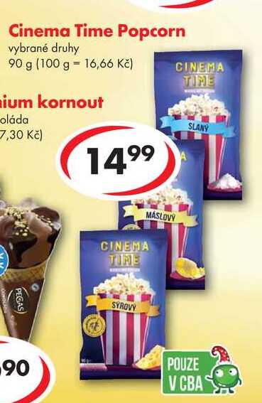 Cinema Time Popcorn, 90 g