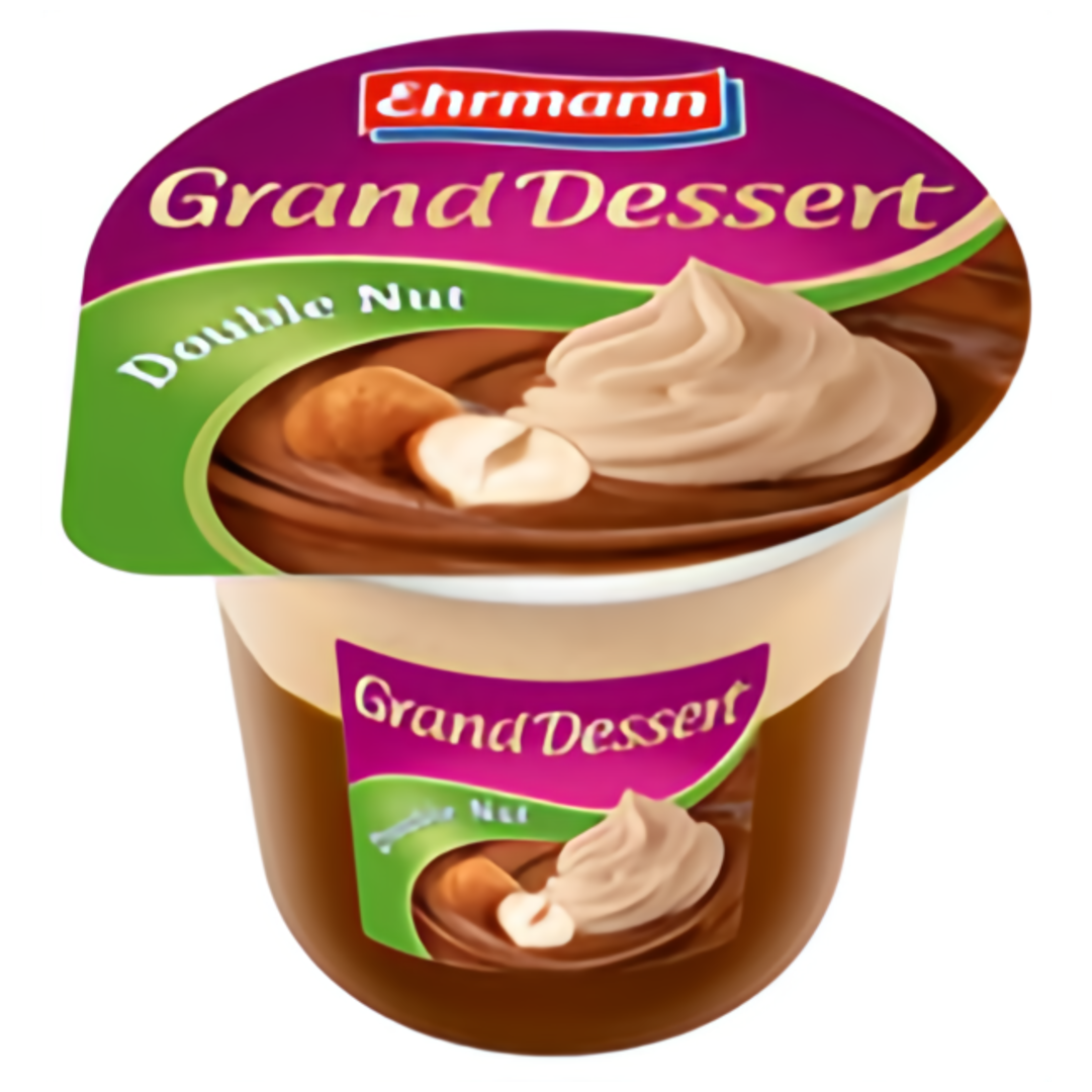 Ehrmann Grand Dessert Double Nut Dessert oříškový s oříškovou šlehačkou