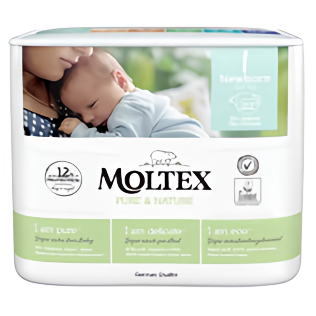 Moltex Pure & Nature Plenky Newborn vel. 1 (2-4 kg)