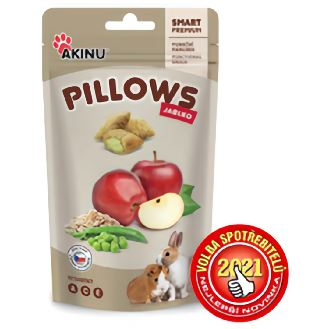 Akinu Pillows s jablkem pro hlodavce
