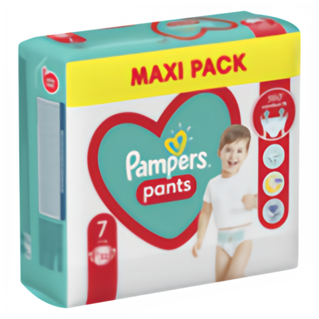 Pampers Pants Plenkové kalhotky  vel. 7 (17+ kg)