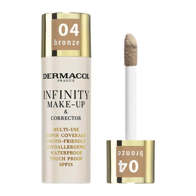 Dermacol Make-up a korektor Infinity 04 Bronze, 1 ks