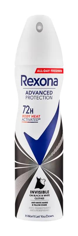 Rexona Antiperspirant sprej pro ženy Invisible Black & White, 150 ml