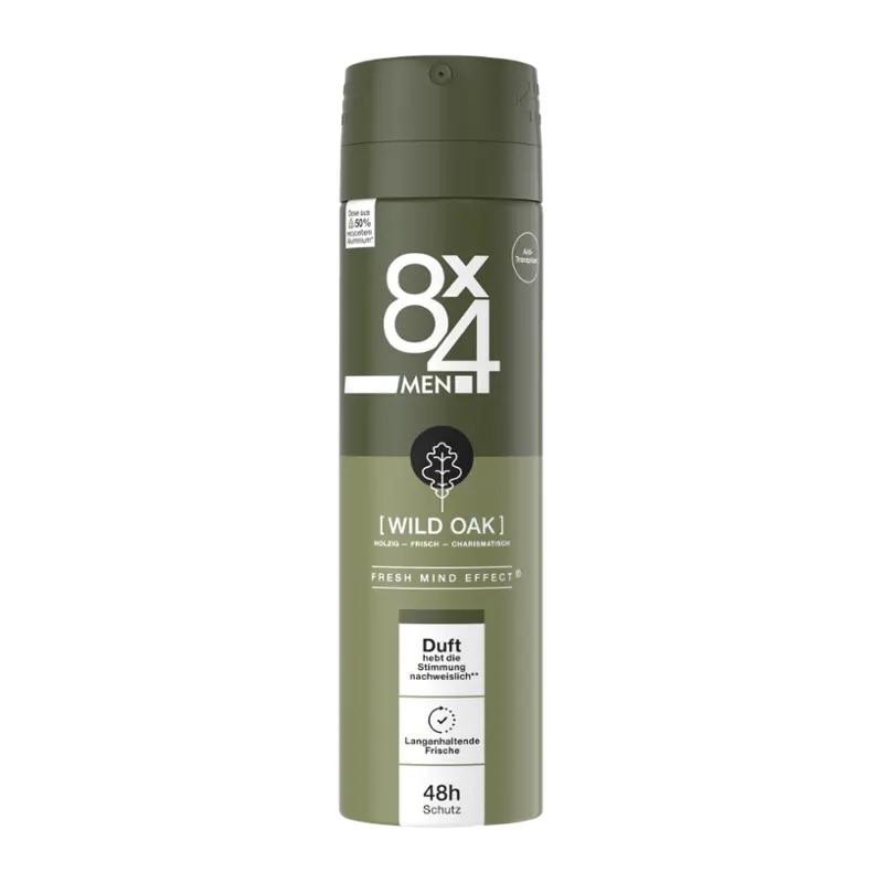 8X4 Deodorant sprej pro muže Wild Oak, 150 ml