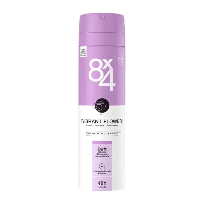 8X4 Deodorant sprej pro ženy Vibrant Flower, 150 ml