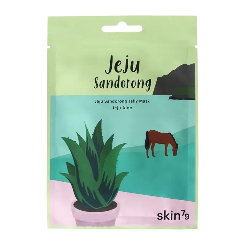 Skin79 Látková maska Jeju Sandorong Jelly s aloe vera, 33 ml