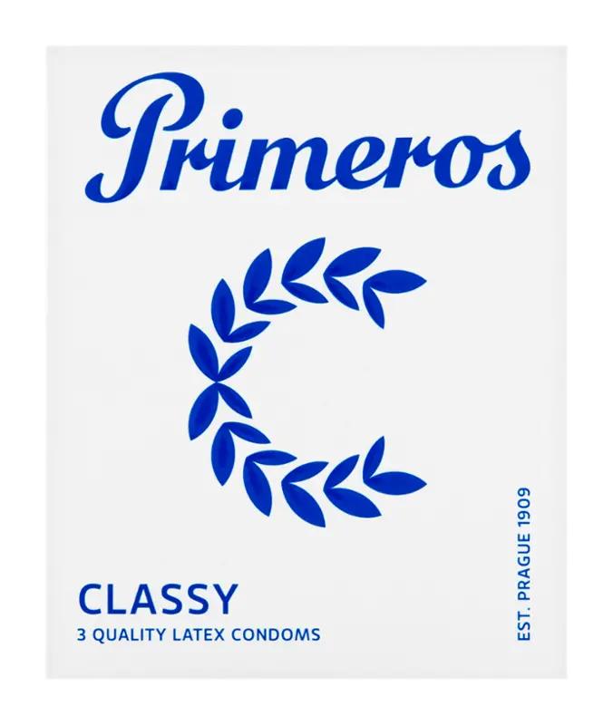 Primeros Classy kondomy z kvalitního latexu, 3 ks