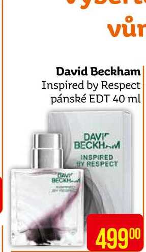 David Beckham Inspired by Respect pánské EDT 40 ml 