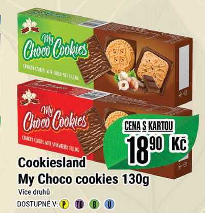Cookiesland My Choco cookies 130g 