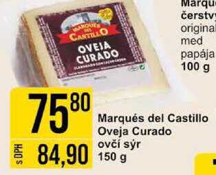 Marqués del Castillo Oveja Curado ovčí sýr 150 g  
