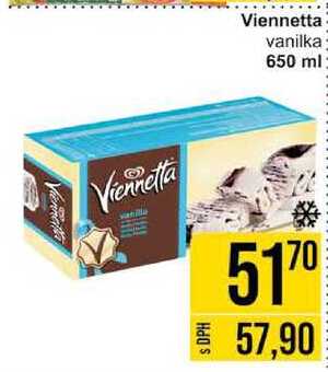Viennetta vanilka 650 ml 