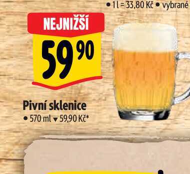  Pivní sklenice • 570 ml 