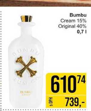 Bumbu Cream 15% Original 40% 0,7l