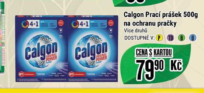 Calgon Prací prášek 500g na ochranu pračky  