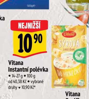  Vitana Instantní polévka 14-27 g  
