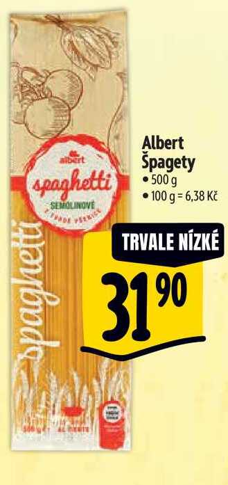  Albert Spagety 500 g  