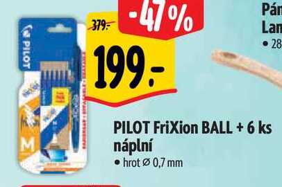 PILOT FriXion BALL + 6 ks náplní 