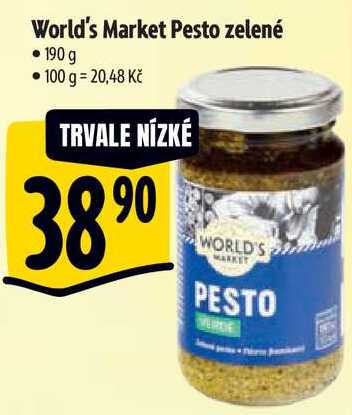 World's Market Pesto zelené, 190 g