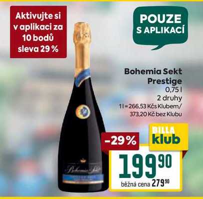 Bohemia Sekt Prestige 0,75l