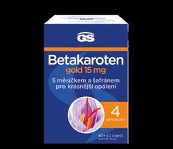 GS Betakaroten gold 15 mg 80 + 40 kapslí