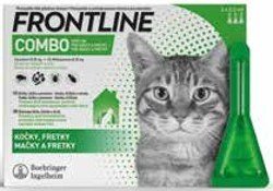 FRONTLINE COMBO spot‑on pro psy S (2–10 kg) 3 ks spot‑on pro kočky 3 ks