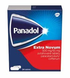 Panadol Extra Novum 500 mg/65 mg 24 potahovaných tablet