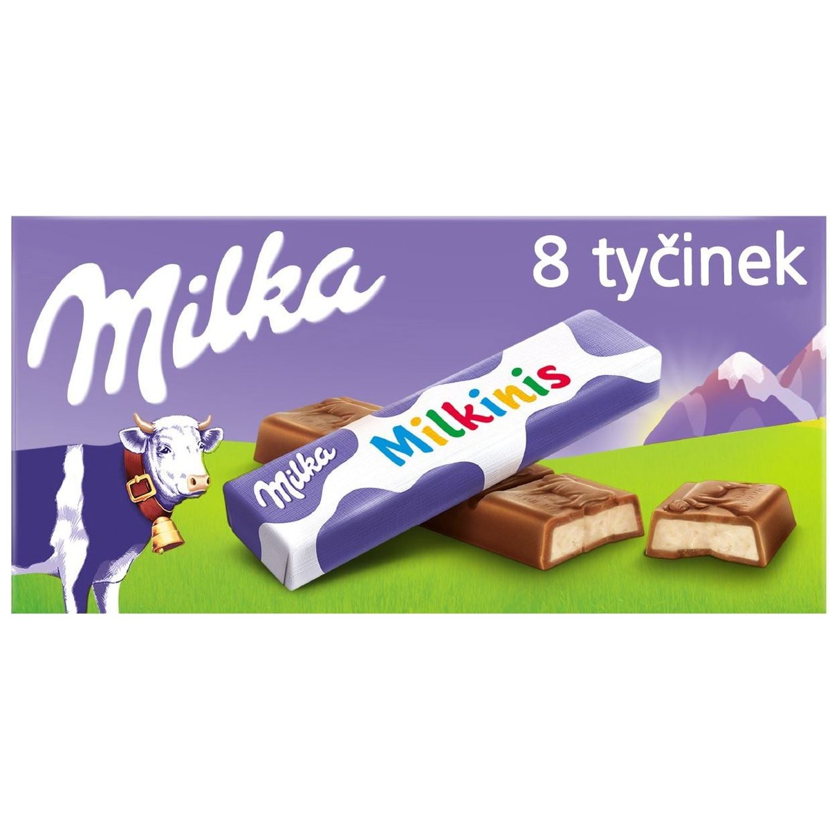 Milka Tyčinky Milkinis s mléčnou náplní