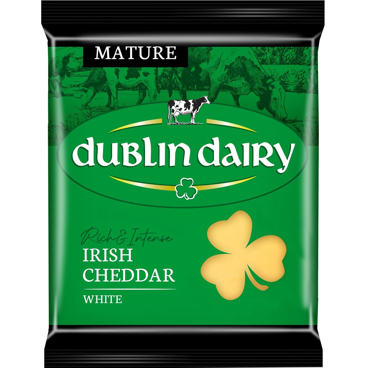 Dublin Dairy Irish Cheddar White Mature bloček
