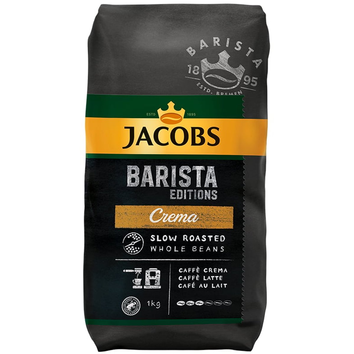 Jacobs Barista Crema zrnková káva
