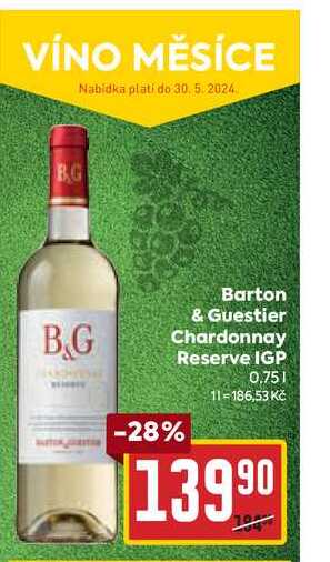 Barton & Guestier Chardonnay Reserve IGP 0,75l
