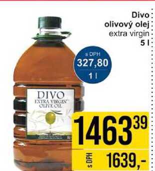 Divo olivový olej extra virgin 5l