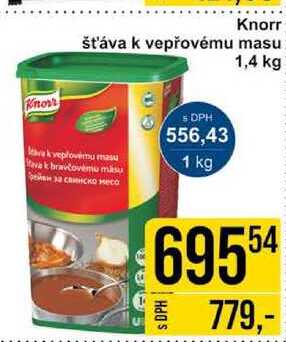 Knorr Knorr šťáva k vepřovému masu 1,4 kg