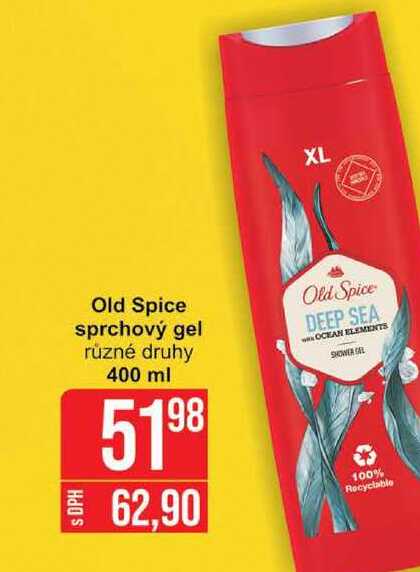 Old Spice sprchový gel různé druhy 400 ml 
