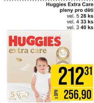 Huggies Extra Care pleny pro děti 