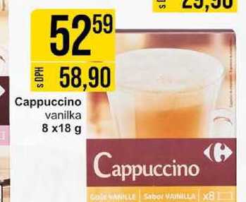 Cappuccino vanilka 8 x18 g 