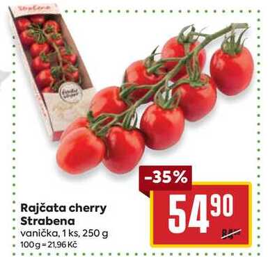 Rajčata cherry Strabena vanička, 1 ks, 250 g 