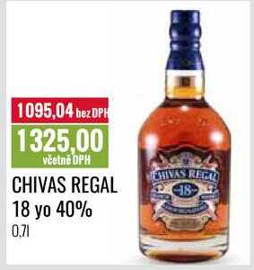 CHIVAS REGAL 18 yo 40% 0,7l