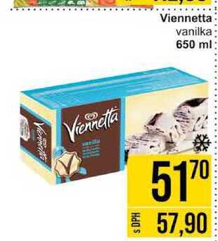 Viennetta vanilka 650 ml