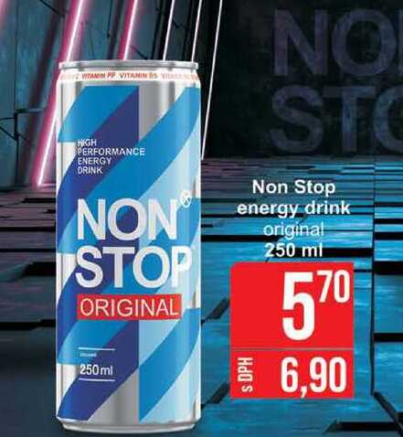 Non Stop energy drink original 250 ml 