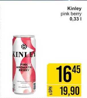 Kinley pink berry 0,33l