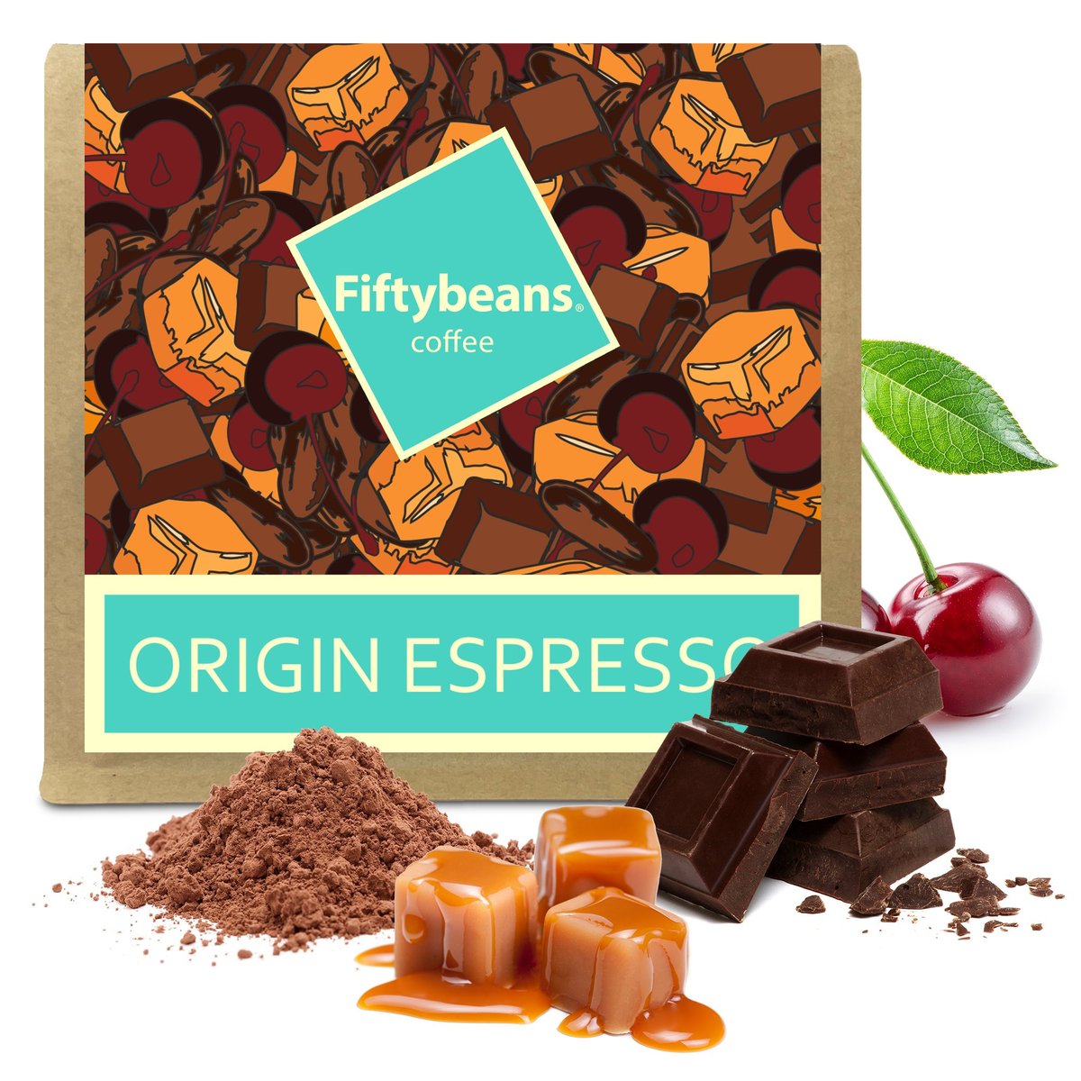 Fiftybeans Origin espresso zrnková káva