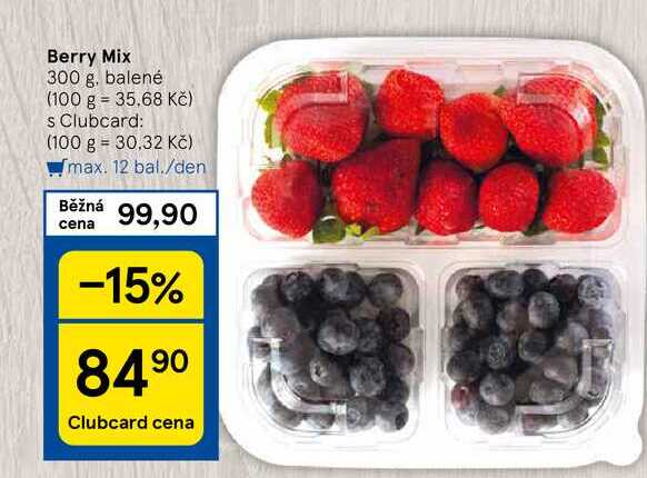 Berry Mix 300 g, balené 