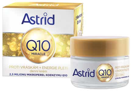 Astrid Denní krém proti vráskám s UV filtry Q10 Miracle