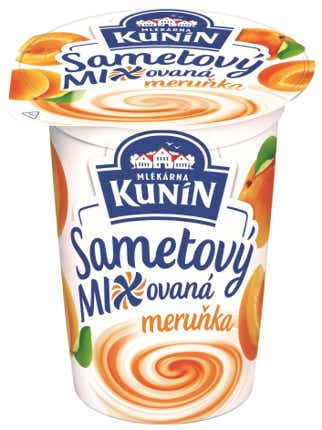 Mlékárna Kunín Sametový jogurt meruňka