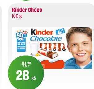 Kinder Chocolate tyčinky z mléčné čokolády s mléčnou náplní 100g