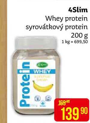 4Slim Whey protein syrovátkový protein 200 g