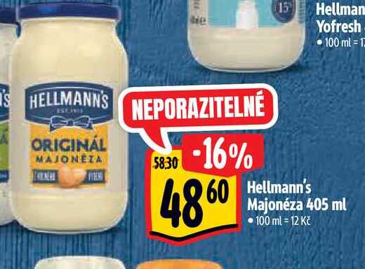  Hellmann's Majonéza 405 ml  